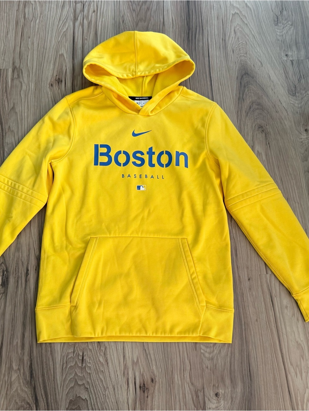 Nike Yellow Boston Red Sox City Connect Hoodie Youth L (14/16)